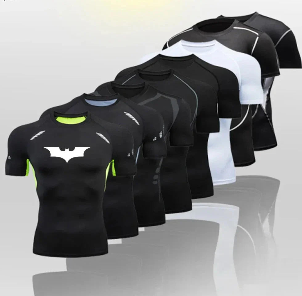 Camiseta Elástica  Masculina Batman